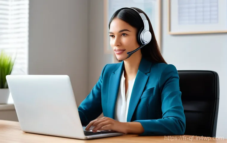 온라인 회의에서 지켜야 할 에티켓 - **Prompt 1: The Optimized Home Office for Professional Video Conferencing**
"A professional woma...